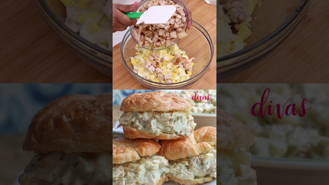 Easy Southern Chicken Salad Recipe #chickensalad #chickenrecipes