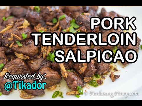 Pork Tenderloin Salpicao Recipe | How to Cook Salpicao na Baboy | Panlasang Pinoy