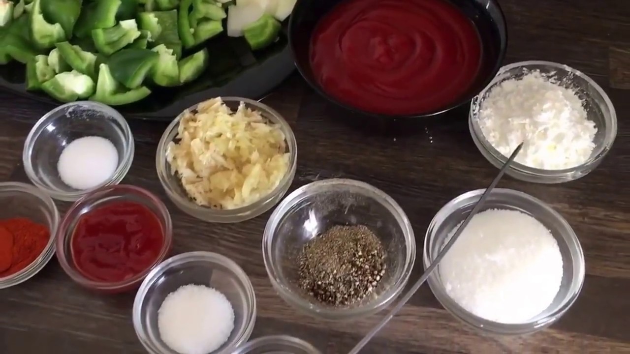 Chicken Manchurian (how to make chicken manchurian) with English subtitles