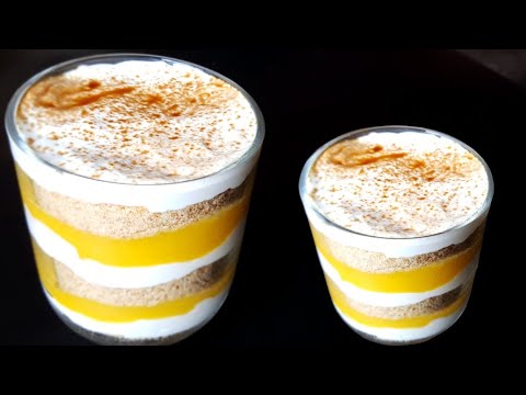 Creamy Fruit Delight | Mango Float  Pudding | Quick Layered Dessert Pudding Recipe