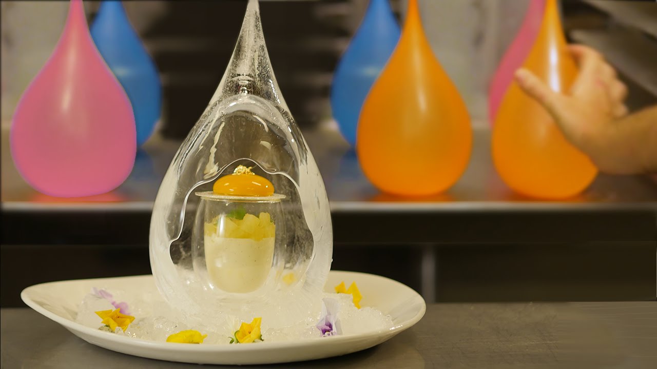 MAGICAL ICE DROP PANNA COTTA DESSERT RECIPE How To Cook That Ann Reardon