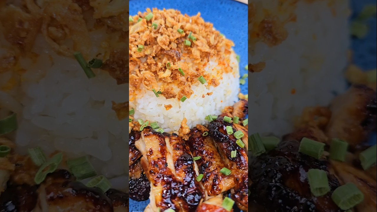 Soy lemon honey glazed chicken thighs#cooking #easyrecipe #recipes #foodie #food #thaifood