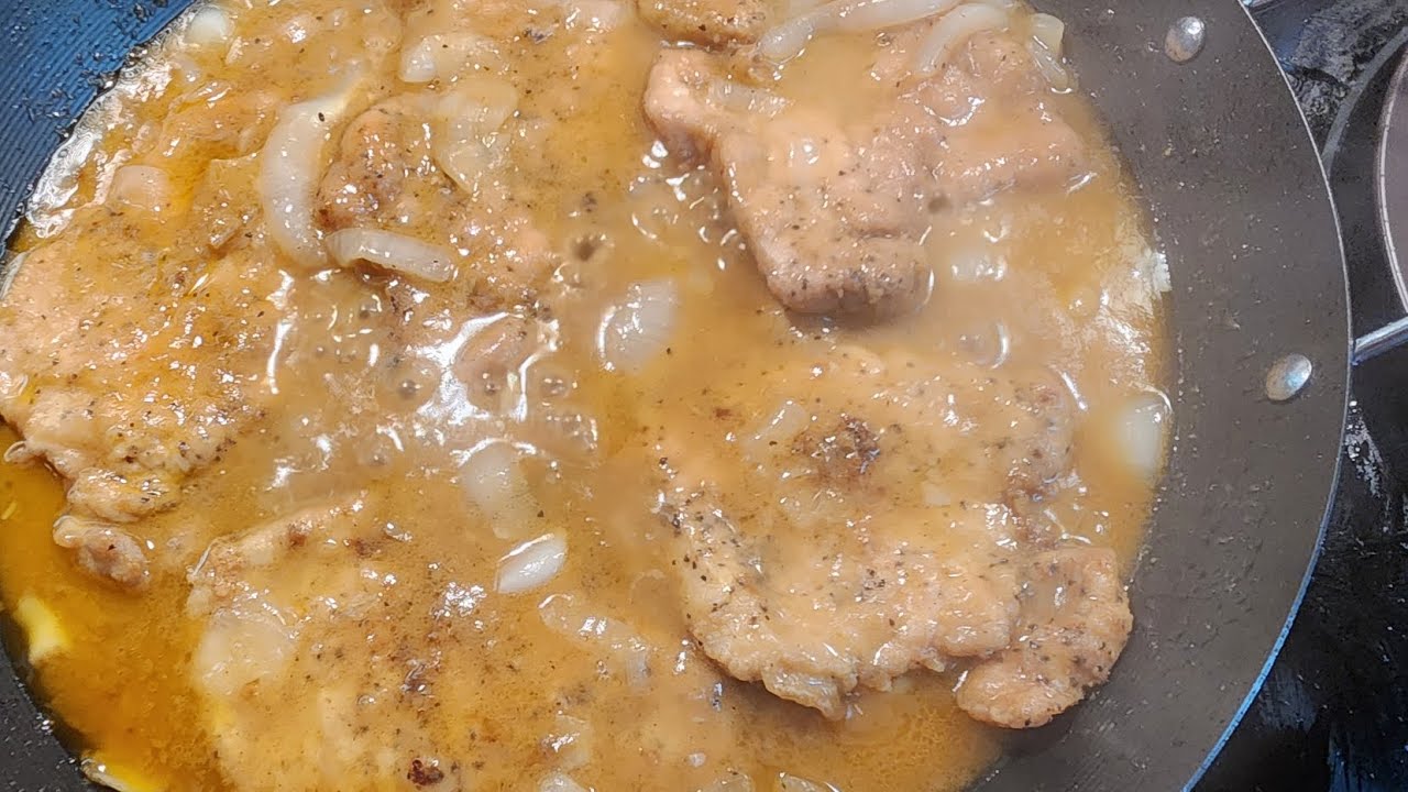 PORK(TENDERLOIN) WITH BROWN GRAVY RECIPE