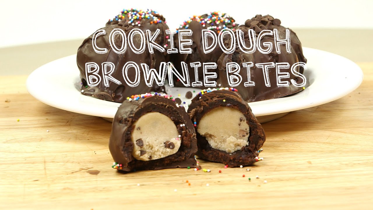 Edible Cookie Dough Brownie Bombs! Dessert Recipes | Food Porn