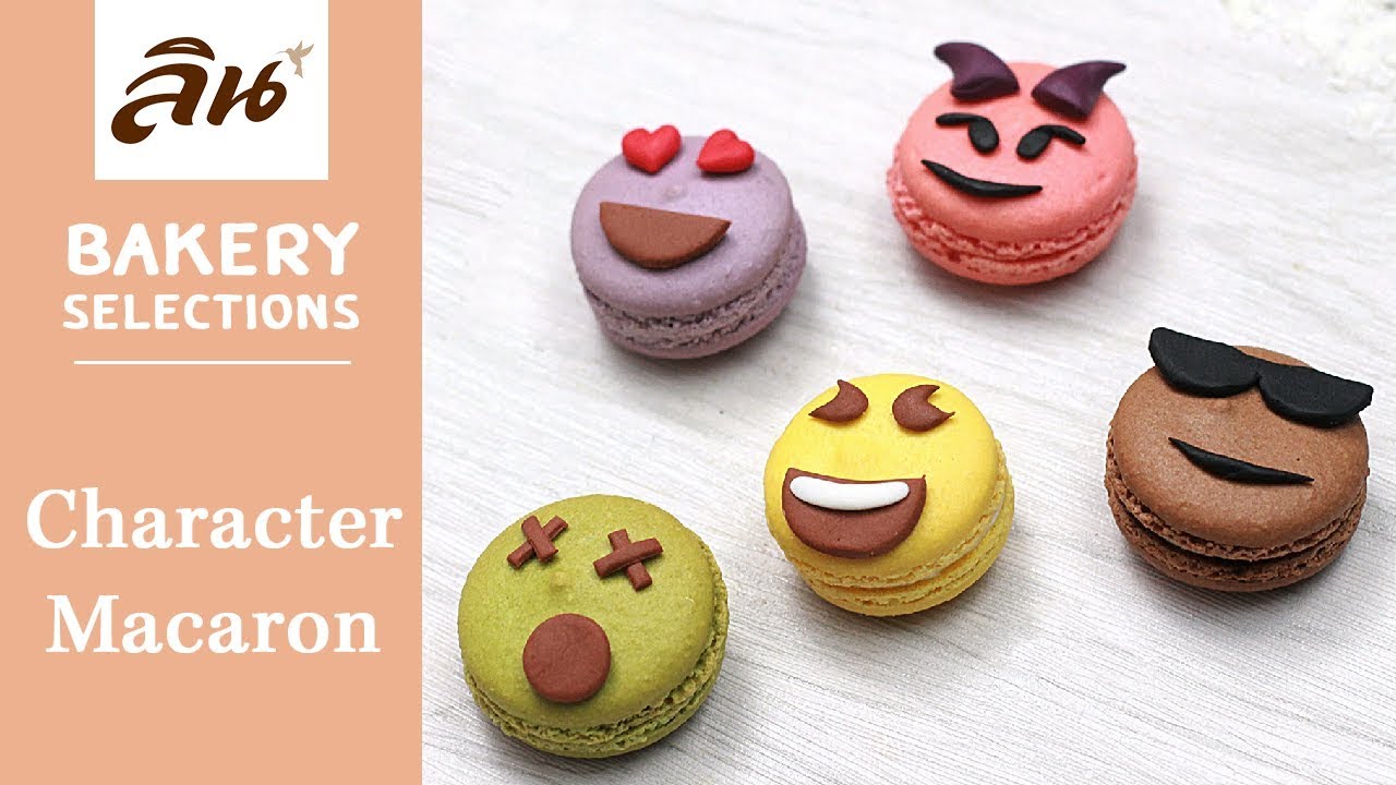 Lin Dessert Recipes : มาการองการ์ตูน | Character Macaron
