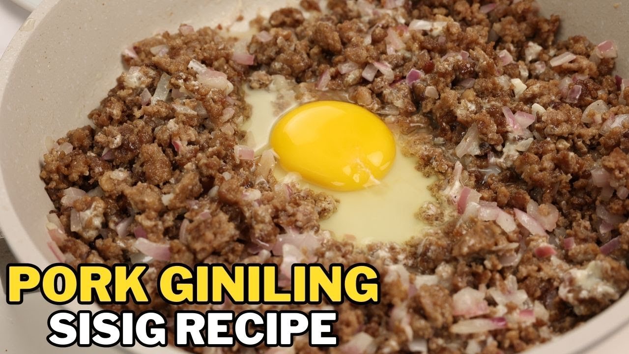 Pork Giniling Sisig Recipe – Easy and Simple Filipino Recipes