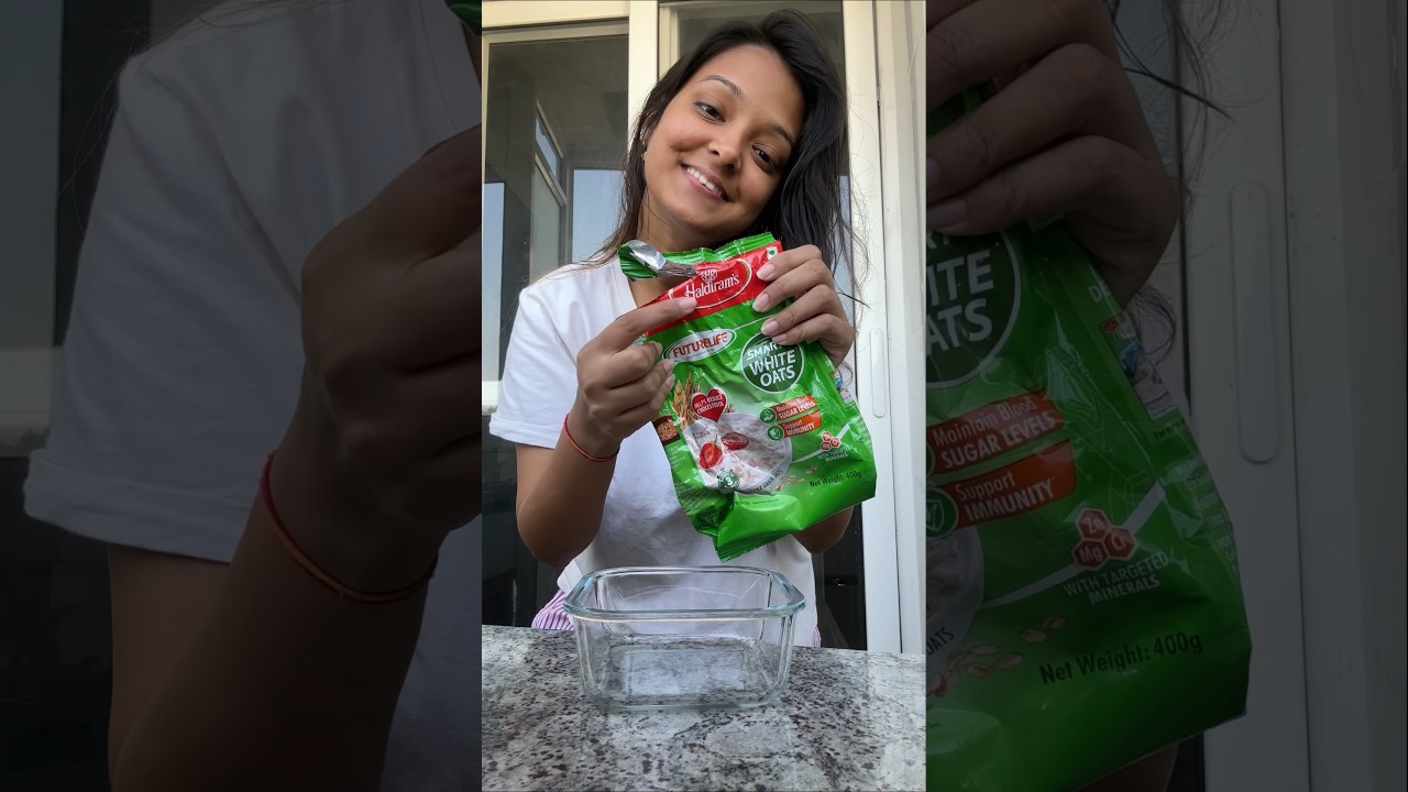 My fav Over Night Oats Recipe ?bahot easy and tasty❤️?#breakfast #oats #easyrecipe