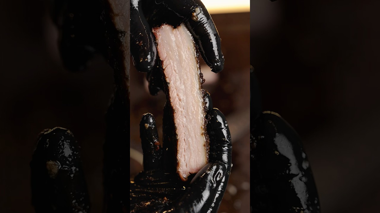 Brisket Style Pork Belly #porkbelly #porkbelly #brisket #bbqlovers #tftibbq