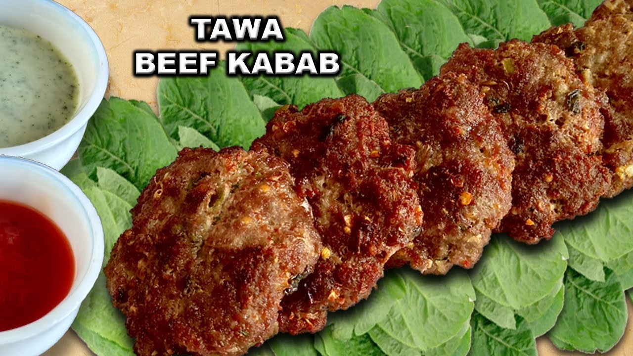 Tawa Beef Kebab Recipe || How To Make Beef Kabab || In Urdu