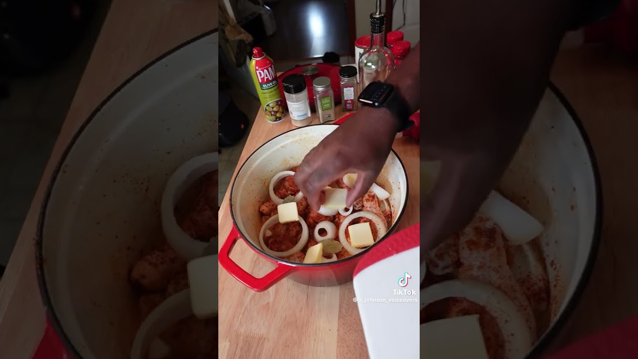 BANGING Chicken and onion recipe #asmrsounds #foodreview #seafoodboil #dinnerideas #asmrcommunity