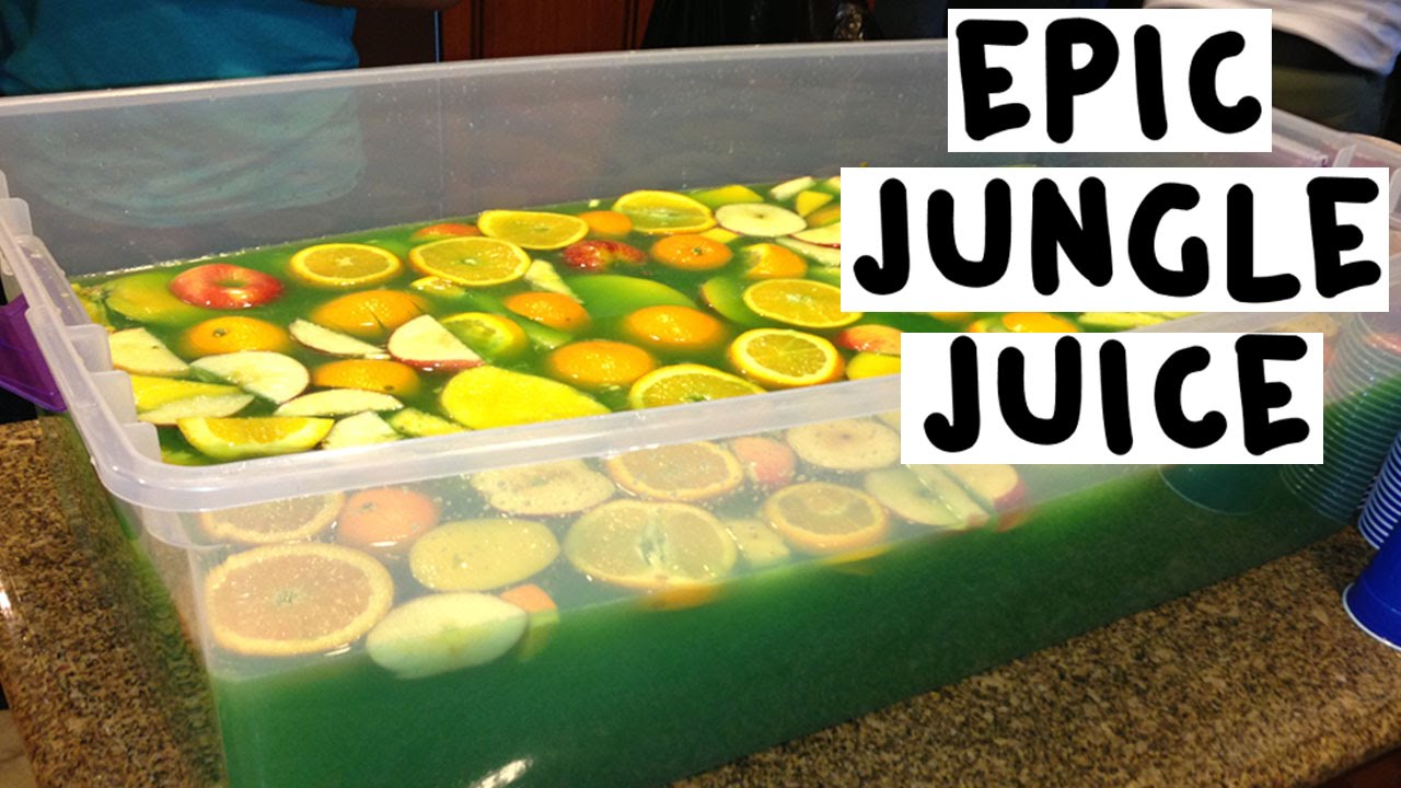 How to make an Epic Green Jungle Juice – Tipsy Bartender
