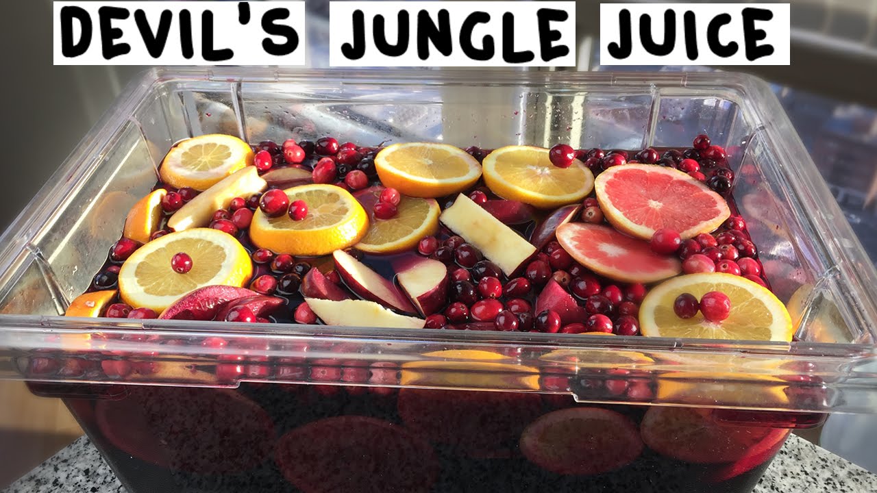 Devil’s Thanksgiving Jungle Juice – Tipsy Bartender