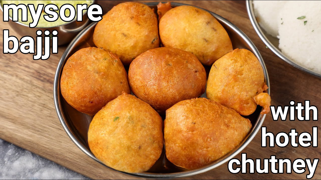 stret style mysore bonda recipe with spicy chutney | soft tea time snack mysore bonda – hebbars