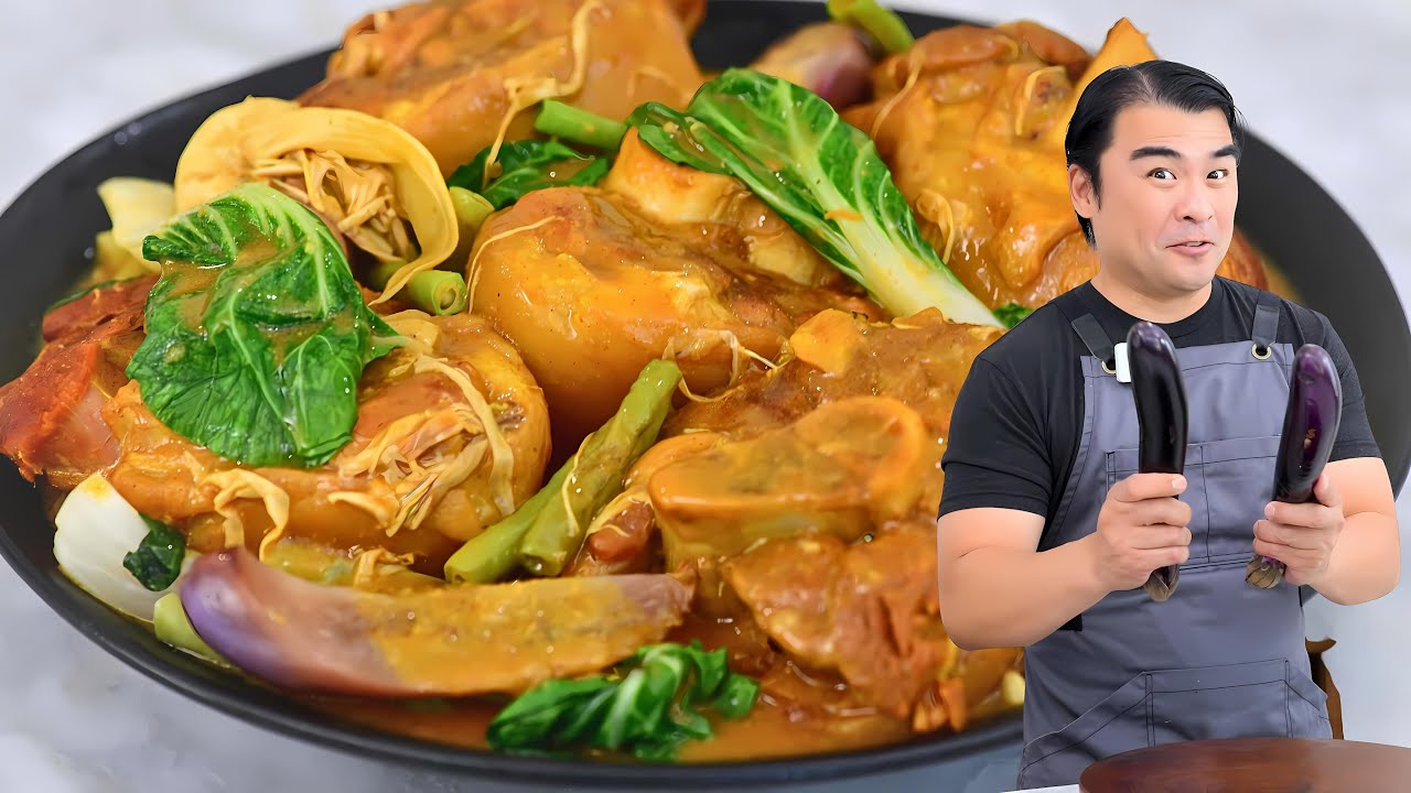 Filipino Pork Pata Kare-Kare Recipe