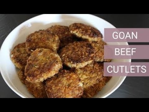 Goan Beef Cutlets | Beef Patties | Beef Burger Patties | Ground Beef recipes
