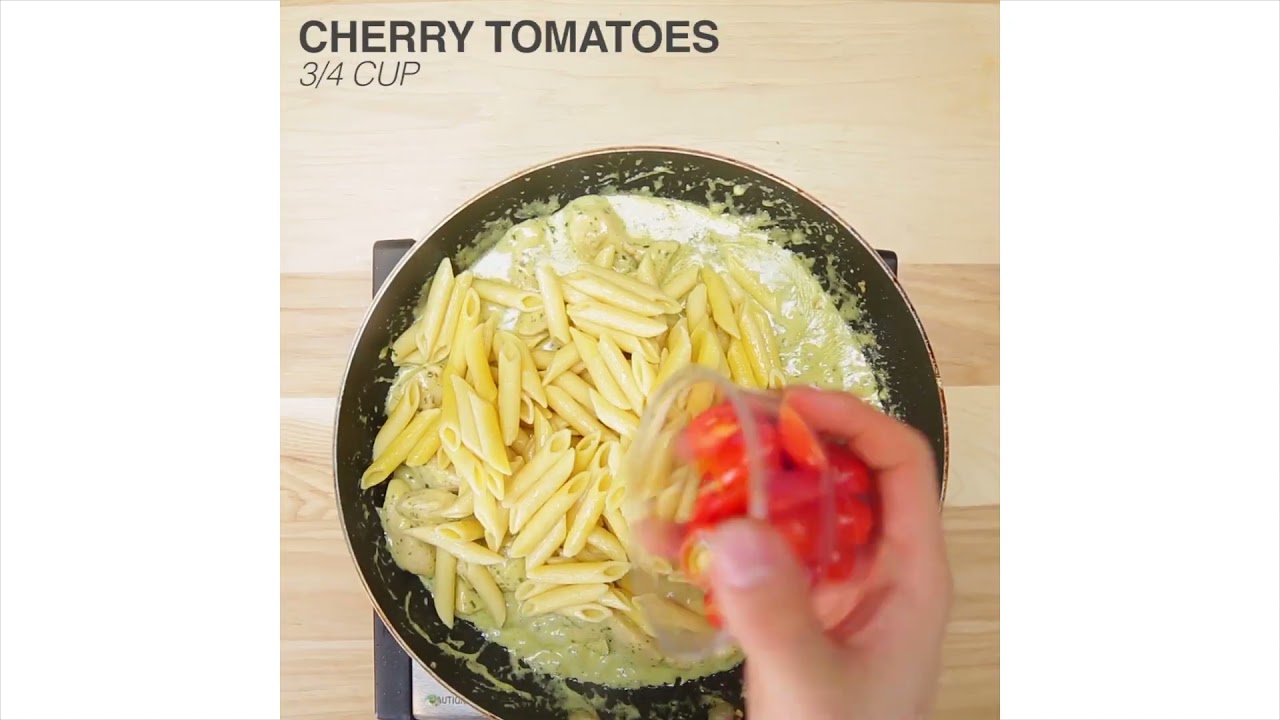 One-Pan Garlic Chicken Pesto Pasta