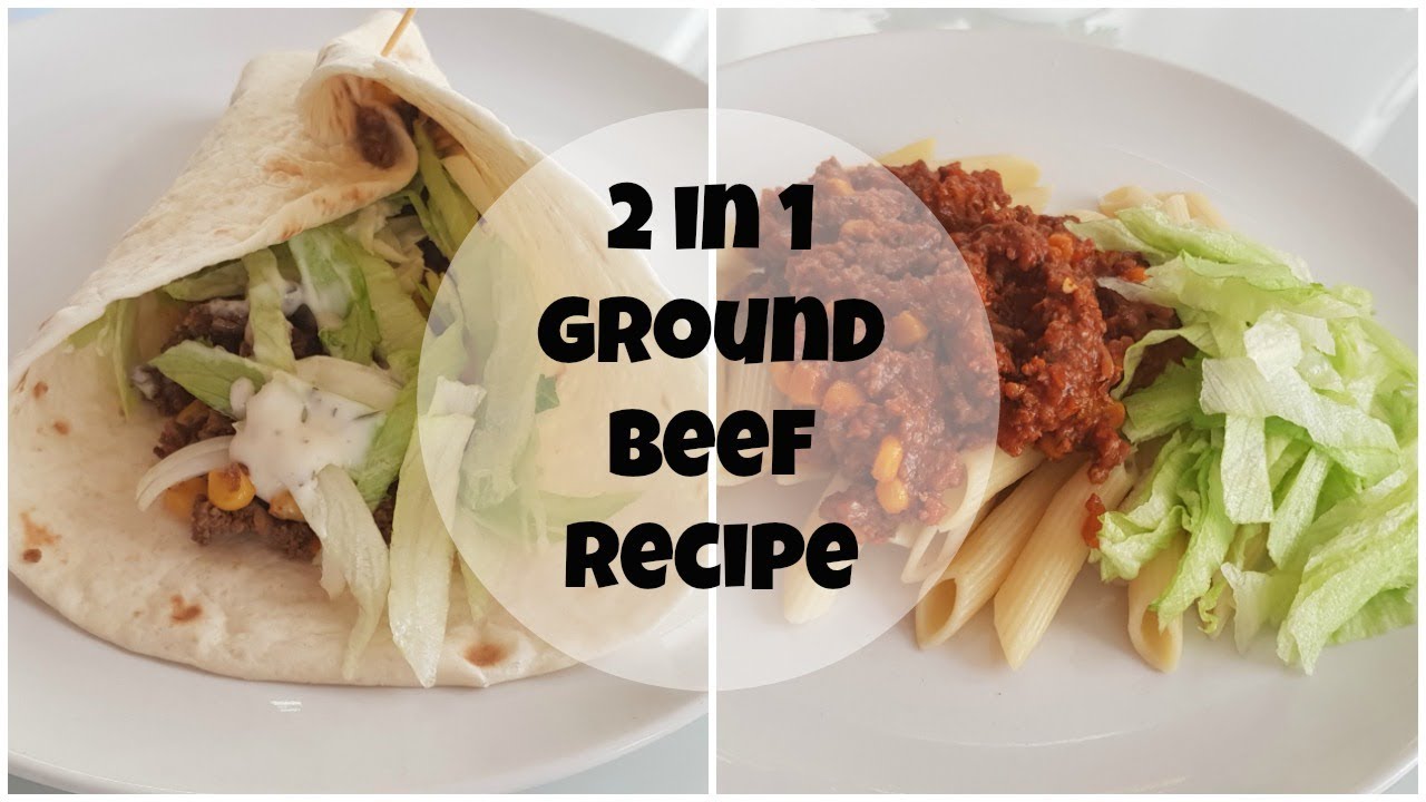 2 in 1 ground beef recipe | Easy student recipes | CWF