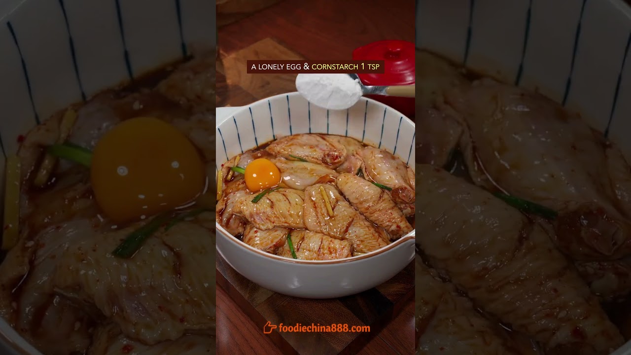 EASY FRIED CHICKEN WINGS RECIPE #recipe #cooking #chinesefood #chickenrecipe #friedchicken