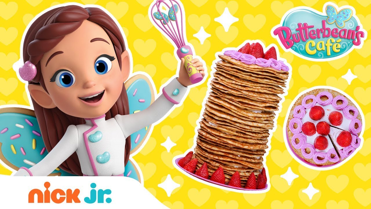 Crepe Tower Recipe! ?| Butterbean’s Café | Nick Jr.