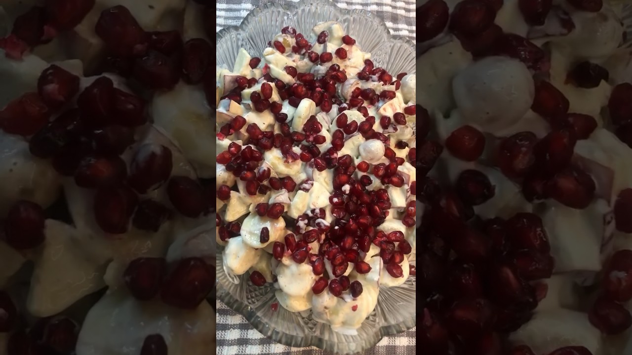 Easy and Quick Cream Fruit Chaat recipe#shorts#youtube#day#home