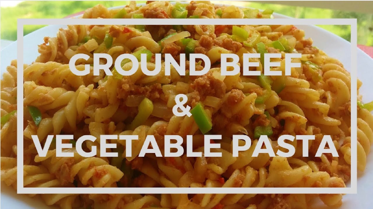 Ground Beef and Vegetable Pasta |Beef Recipes| |Pasta Recipes| [Hello, Foody!]