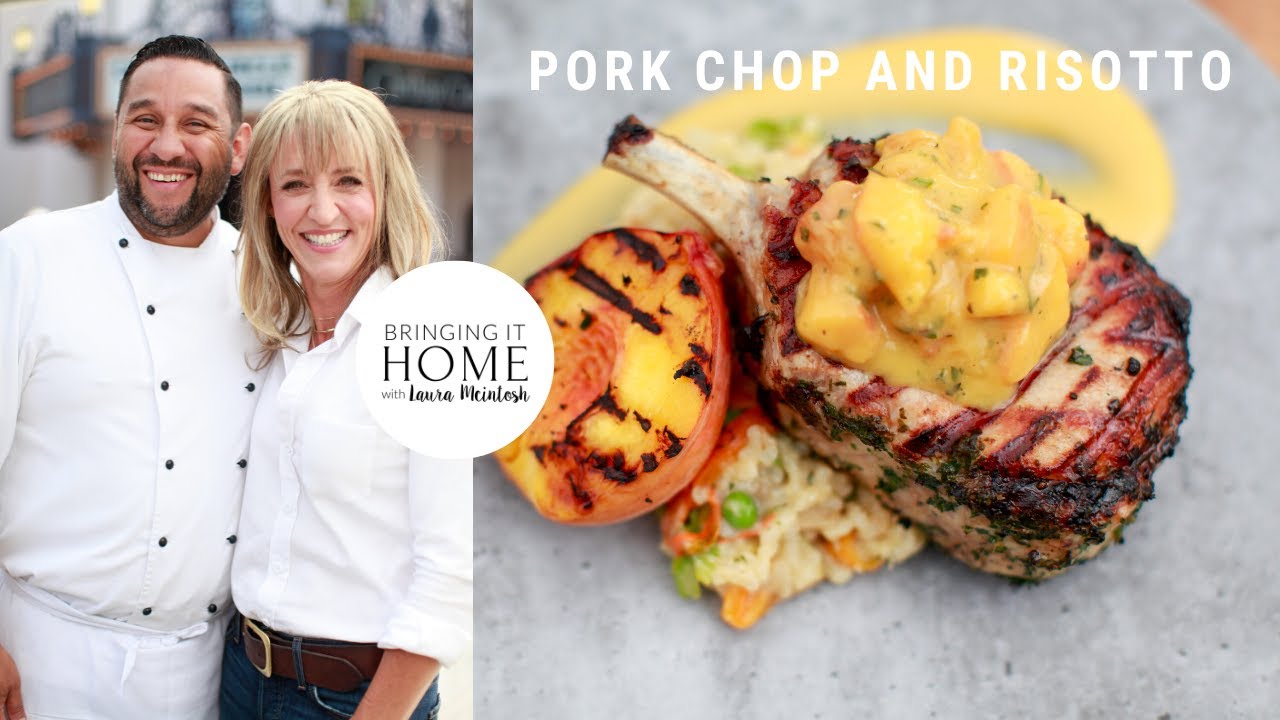 Pork Chop and Risotto Recipe with Laura | Chef Alex from Disneyland Resort | PBS Bringing It Home