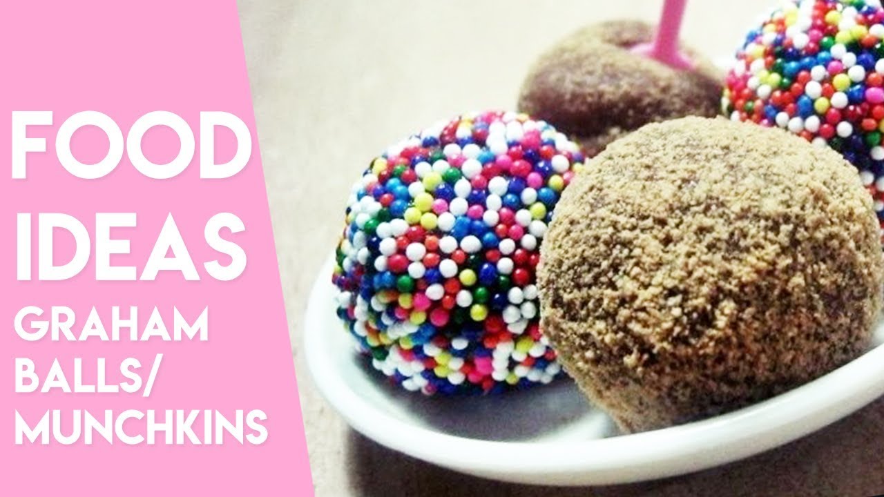GRAHAM BALLS / GRAHAM MUNCHKINS | Easy Dessert Ideas