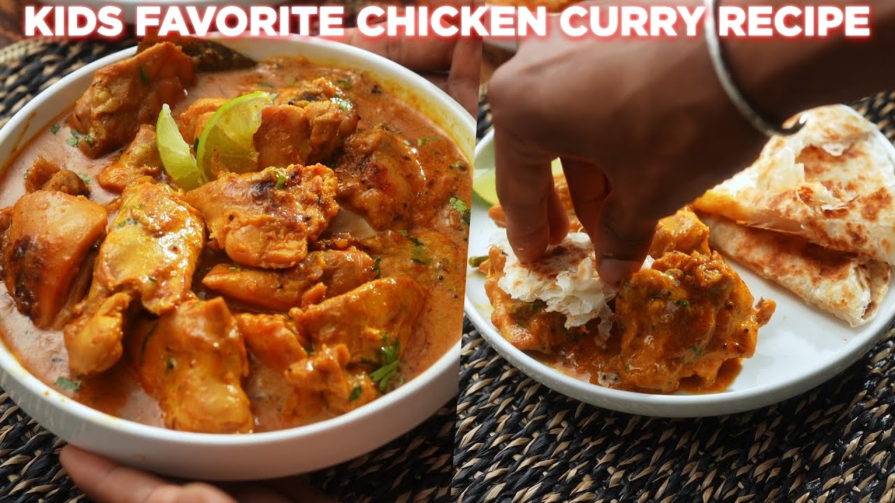 Kids Favorite Coconut Chicken Curry Recipe