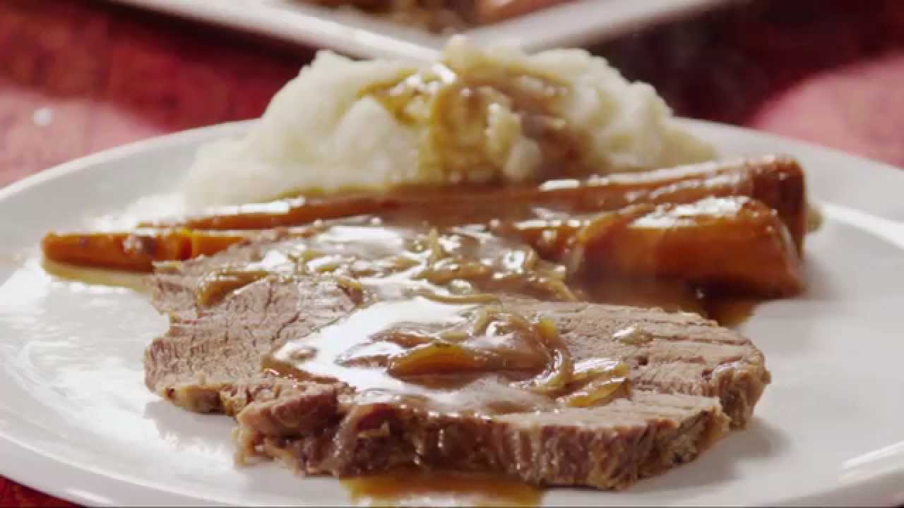 How to Make Slow Cooker Pot Roast | Beef Recipes | Allrecipes.com