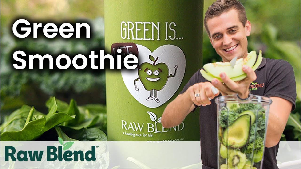 How to Make a Smoothie (Green Smoothie Recipe) in a Vitamix Blender by Raw Blend
