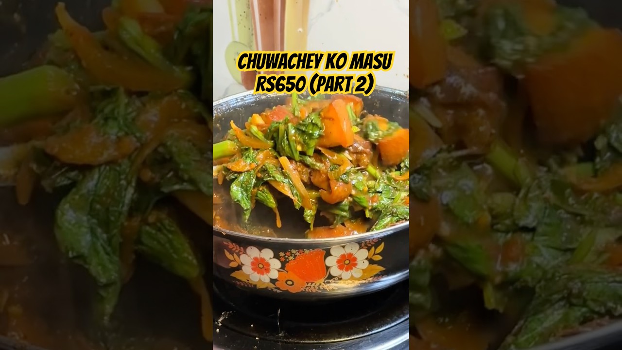 Chuwachey ko masu Rs 650 (Part 2) #mrsabinmagar #food #sabinvlogs #pork