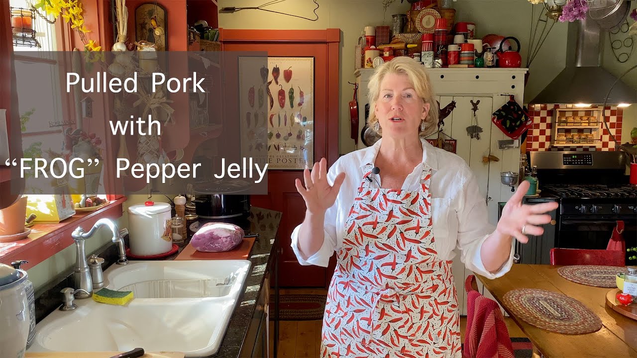 Pulled Pork with “FROG” Pepper Jelly ~ Crockpot Recipe with Sandra