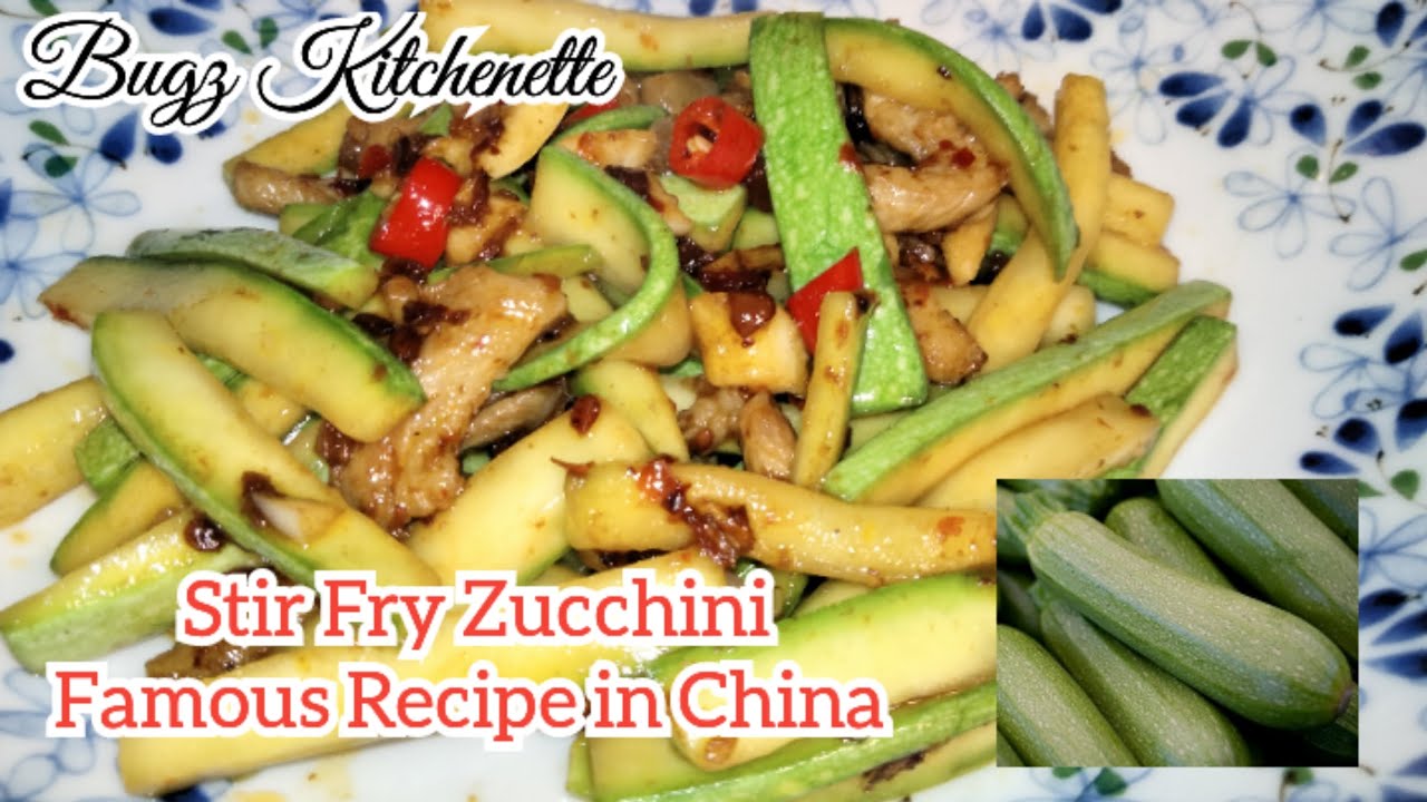 Stir-Fry Zucchini with Sliced Pork || Chinese-Style Recipe || Quick and Easy