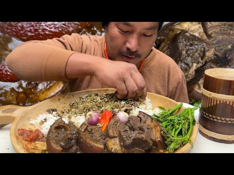 Naga dish || the one Naga dish I can eat everyday || Aneshi with smoked pork || kents vlog.