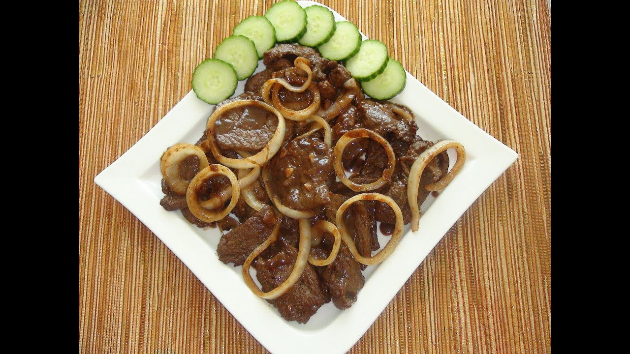PINOY RECIPE – BISTEK TAGALOG [FILIPINO BEEFSTEAK]