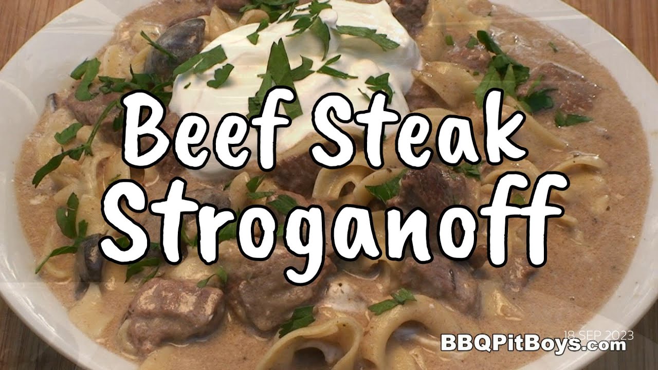 BBQ Beef Steak Stroganoff