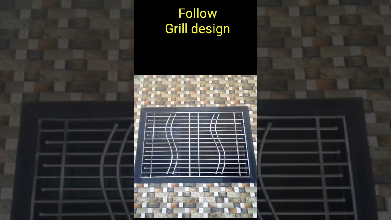 Home security window Grill design.