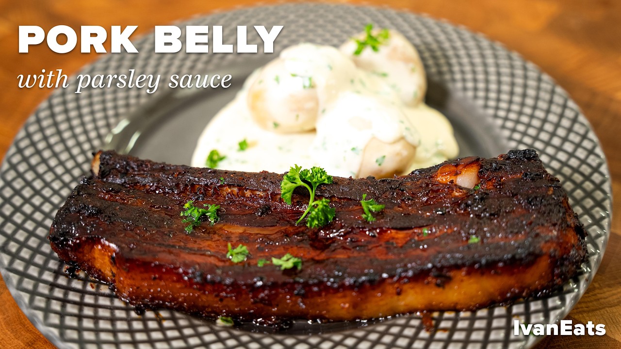 Pork Belly with Potatoes and Parsley Sauce: My Version of a Danish Classic