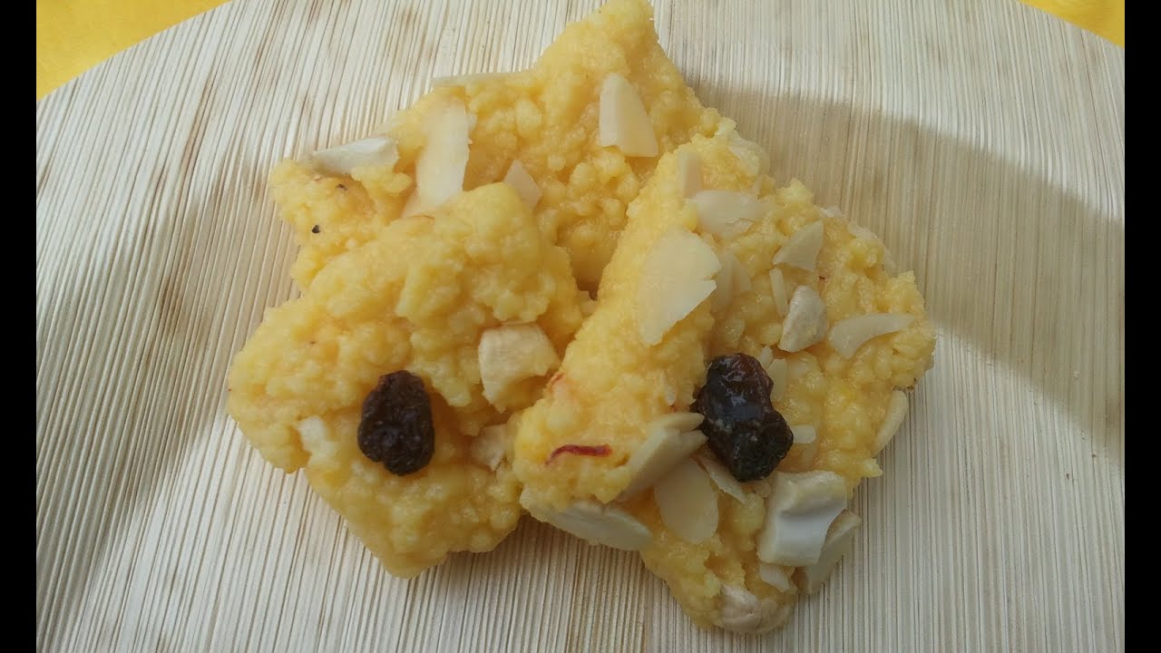 Easy Indian Milk Cake Recipe (Kalakand Recipe Indian dessert)