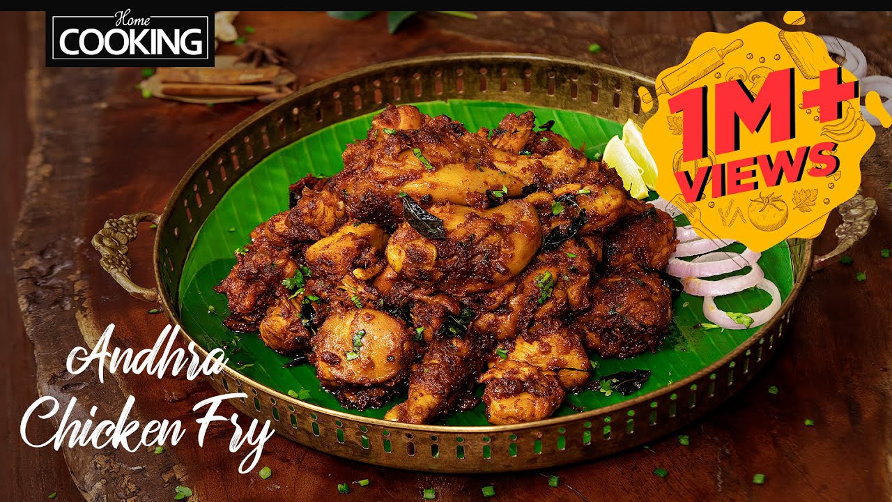 Andhra Chicken Fry | Chicken Recipe | Chicken Vepudu | Spicy Chicken Fry | Dry Chicken Recipe