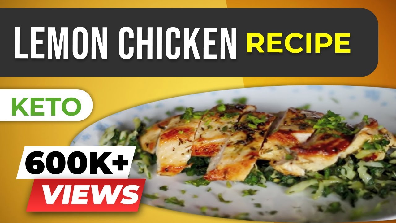 Easy Lemon Chicken & Keto Greens | BeerBiceps Ketogenic Diet Recipes