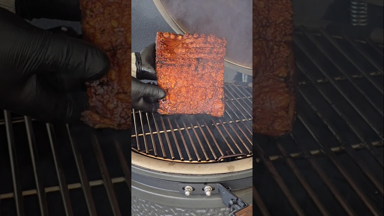 How To: Smoked Crispy Pork Belly Burnt Ends. Times & Temps + Recipe in video description