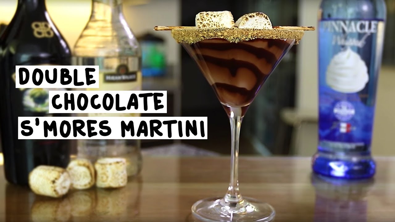 Double Chocolate Smores Martini