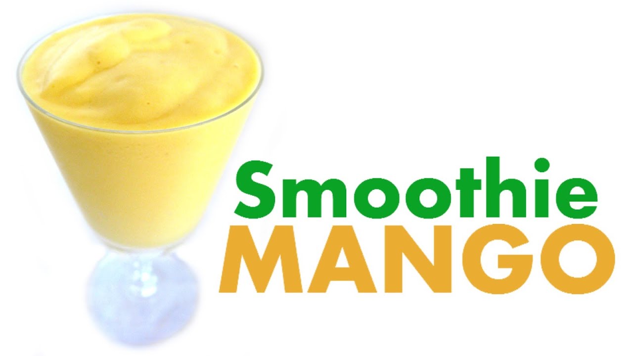 How To Make A Mango Smoothie – Tropical Yellow Mangoes Milkshake Recipes – Milkshakes Recipe Jazevox