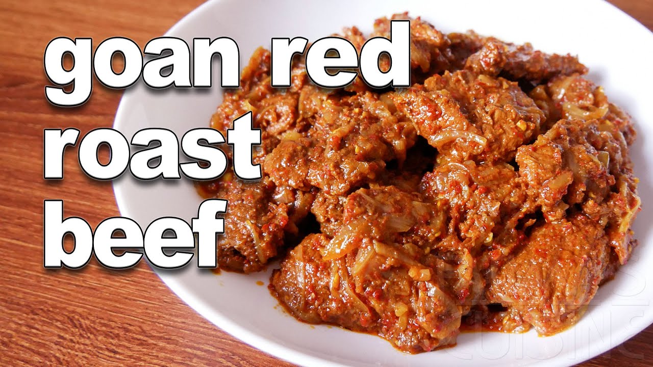 Red Roast Beef Recipe | Beef Roast Goan style | Goan Beef Recipes ||*Fatima Fernandes | Goan Food