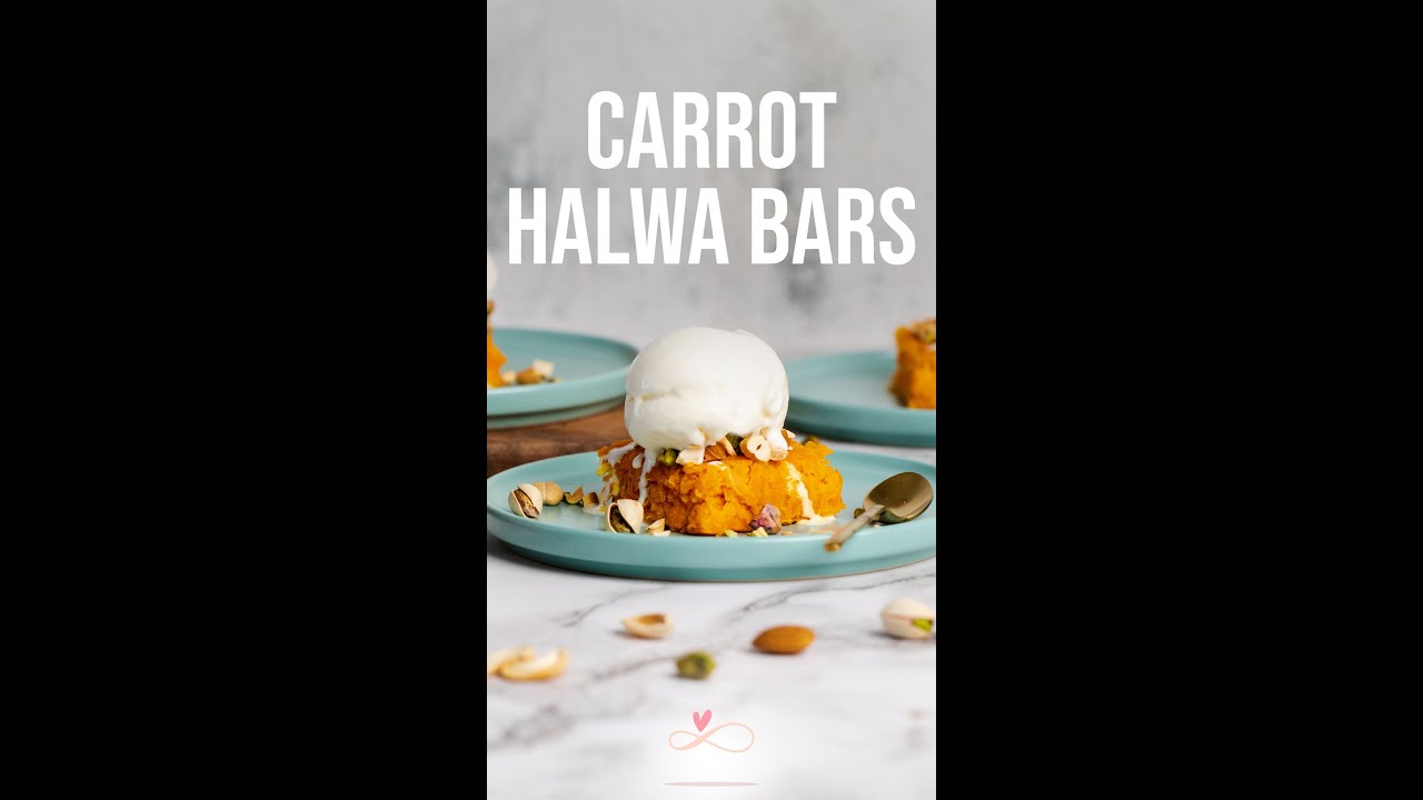 Carrot Halwa Bars Recipe With Vanilla Ice Cream || Infinity Platter || 2022