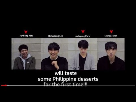 Four Korean guys are trying some of the Philippine’s best desserts