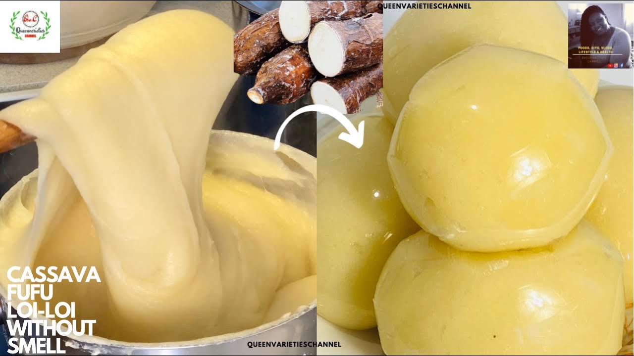 Nigerian Cassava Fufu Recipe | STEP BY STEP | How To Make Fresh Cassava FUFU | Nigerian FUFU RECIPE