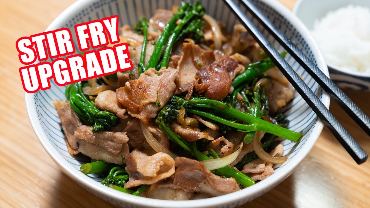 How I make a Simple Stir Fry Better with Pork Belly – Cantonese Basics