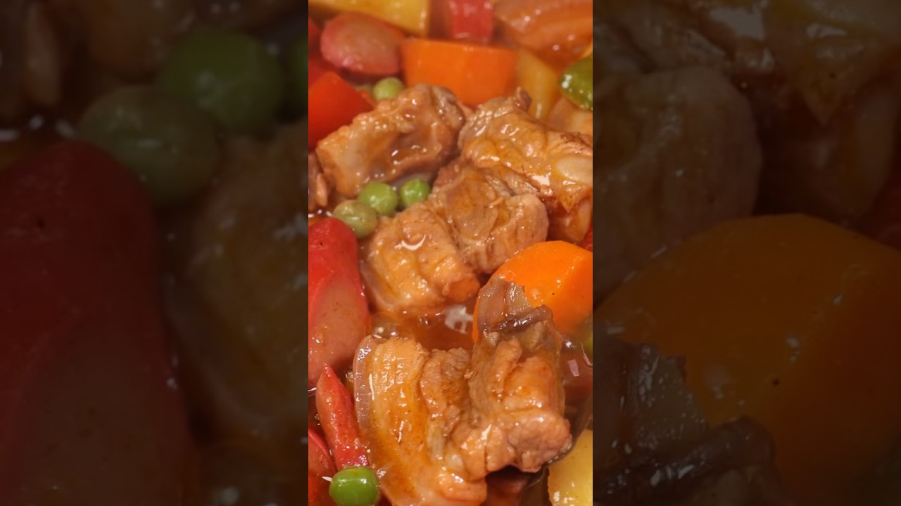 Pork Afritada Recipe #PorkAfritada #AFRITADANGBABOY #porkrecipes